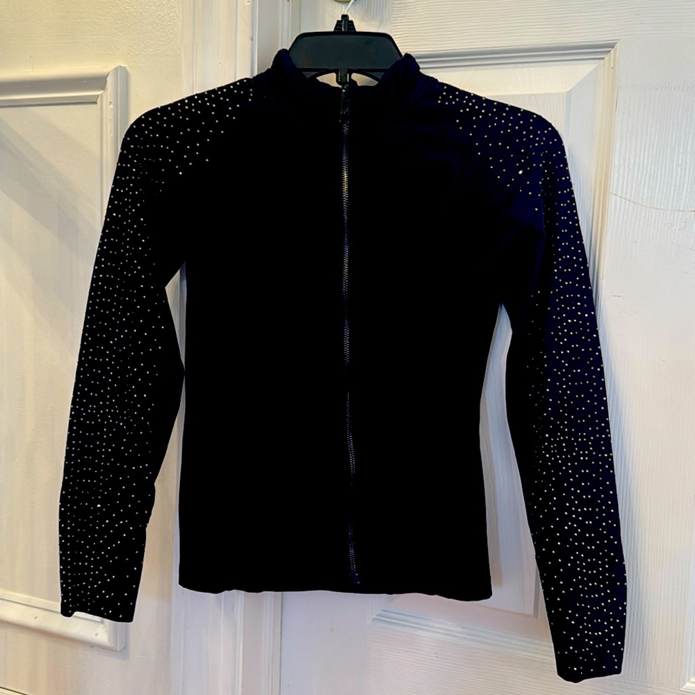 JIV SPORT “Milky Way” girls figure skating jacket GORGEOUS